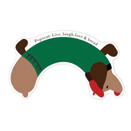 Dachshund U Shaped Floor Mats Non Slip Dirt Resistant Foot Mats for Toilet Home