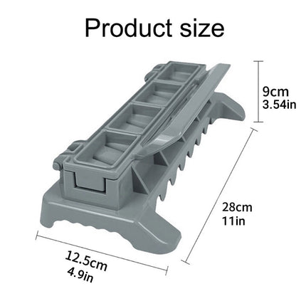 Portable Folding Kebab Skewer Maker BBQ Meat Kabob Press Outdoor Cooking Tool