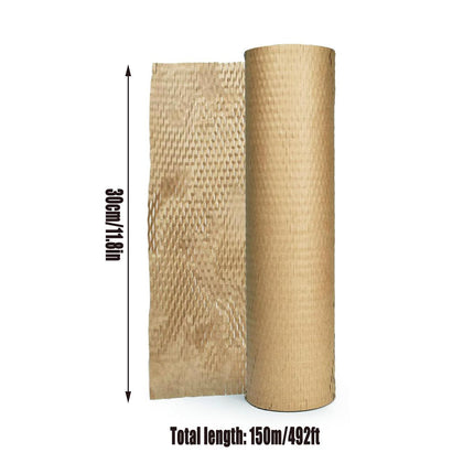 Honeycomb Kraft Paper Roll Shockproof Cushioning Wrapping Paper for Packaging