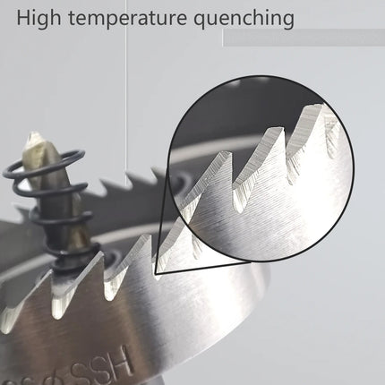 13pcs Hole Saw Set Metal Drill Bits 16-53mm Tungsten Steel Iron Plate Copper Cutter