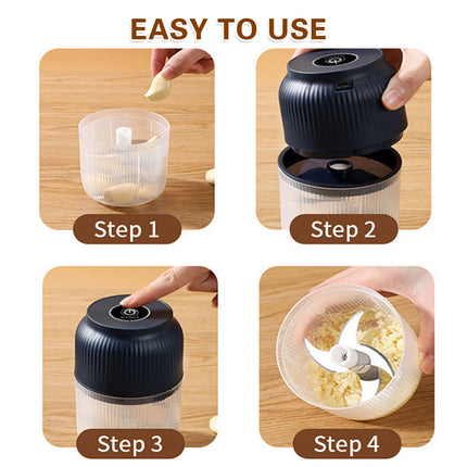 Electric Garlic Crusher Rechargeable Mincer Mini Food Processor Baby Food Maker