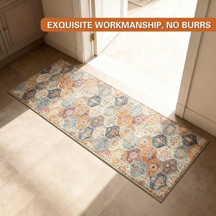 Household Floor Mats 2 Piece Set Non Slip Water Absorbent Dust-Proof Floor Mat