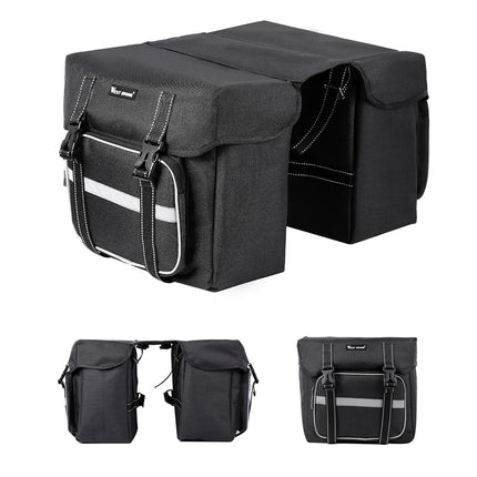 Waterproof Bike Bicycle Rear Rack Pannier Bag Seat Saddle Carry Bags Carrier