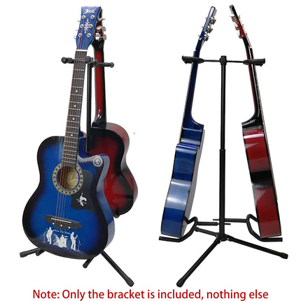 2/3Head Guitar Stand with Height Adjustment Foldable Holder Guitar Stand Bass