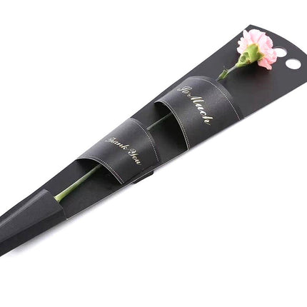 20pcs Valentines Day Flower Box Rose Packaging Handheld Kraft Paper Flower Bag