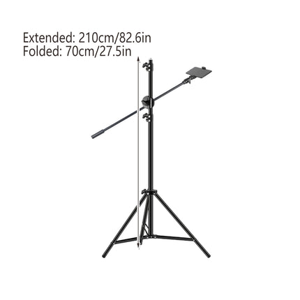 Floor Standing Phone Overhead Photograph Tripod Adjustable Stable 360 Rotate