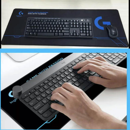 Logitech Gaming Mouse Pad Non-Slip Comfortable Mat Rubber Base Soft Cloth Black