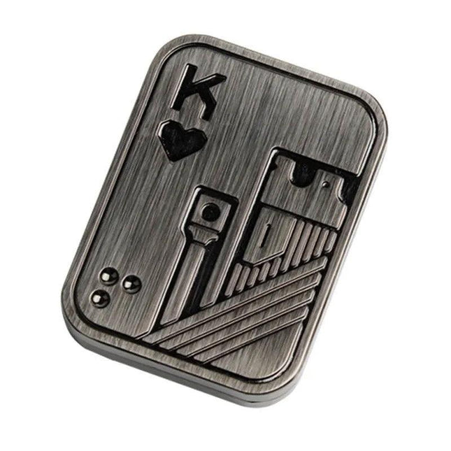 Magnetic Fidget Spinner Pop Coin Stress Relief Toy Three-Layer Sound Wave Design