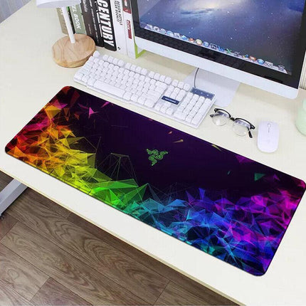 Gaming Keyboard and Mouse Pad Extended Desk Mat 800x300mm Non Slip Base