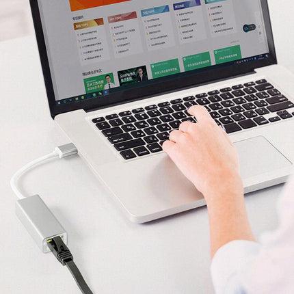 USB 3.0 to Gigabit RJ45 Ethernet LAN network Adapter 1000Mbps For Macbook PC - Aimall