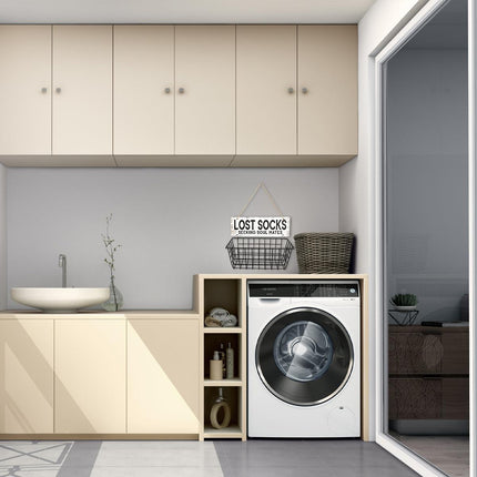 Laundry Room Sock Storage Shelf Wall Decor Organizer for Socks and Accessories