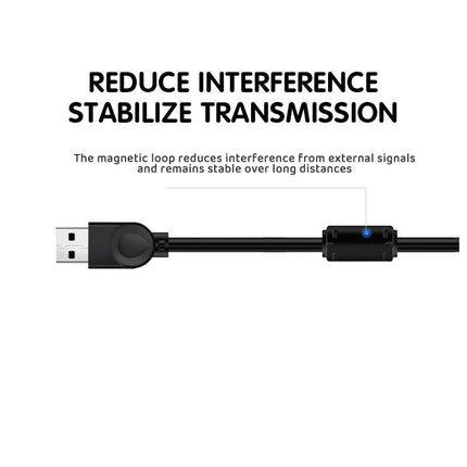 Usb Extension Data Cable 2.0 A Male To A Female Long Cord For Macbook & Computer
