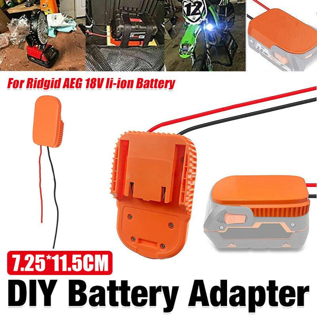 Battery Adapter Power Dock Adapter For Ridgid 18V For Aeg 18V Power Connector - Aimall