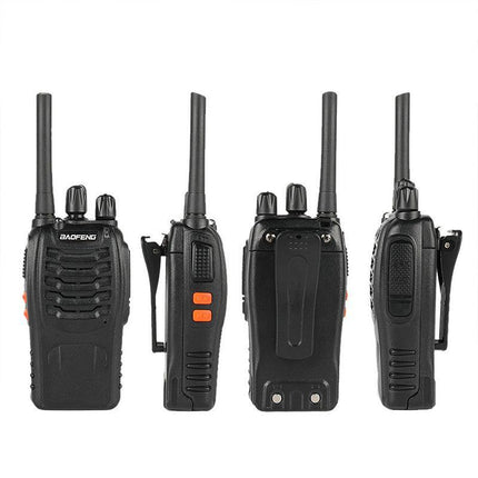 2~6X Bf-88E Two Way Radio Walkie Talkie Uhf 400-470Mhz Handheld + Earbuds - Aimall
