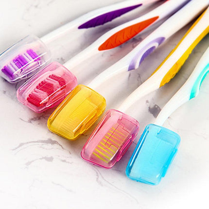 5Pcs Travel Toothbrush Head Cover Cap Case Outdoor Brush Cleaner Protector Au - Aimall