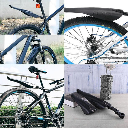 Mountain Bike Bicycle Mudguard Set Front Rear Fender for MTB Cycling Tyre Protection