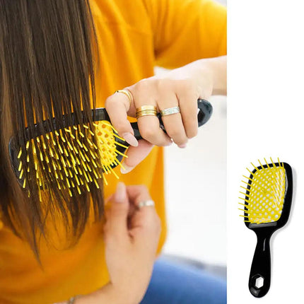 Hollow Hair Comb Fluffy Styling Makeup Comb for Volumizing and Texturizing Hair