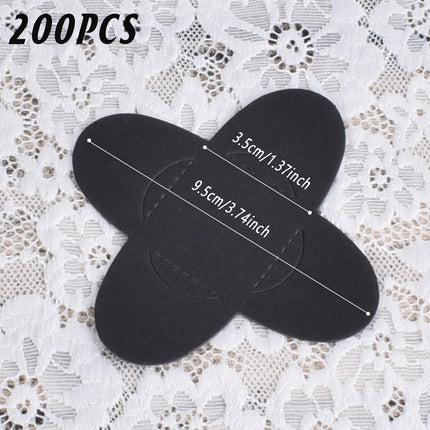200pcs Valentines Day Paper Chocolate Trays Foldable Dessert Packaging Gift