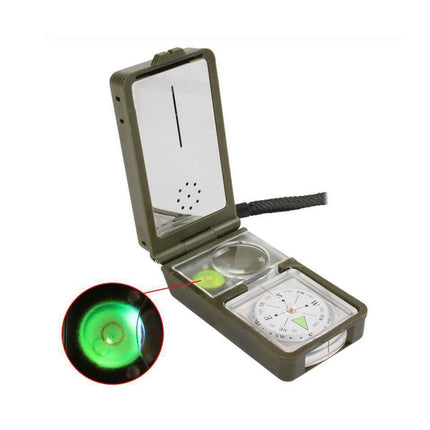 10 in 1 Multifunctional Compass for Outdoor Survival Hiking Camping Navigation