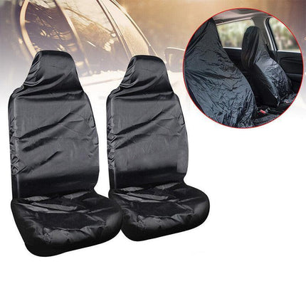 Pair Throw Over Style Car Front Seat Covers Seat Protector Waterproof Universal Aimall