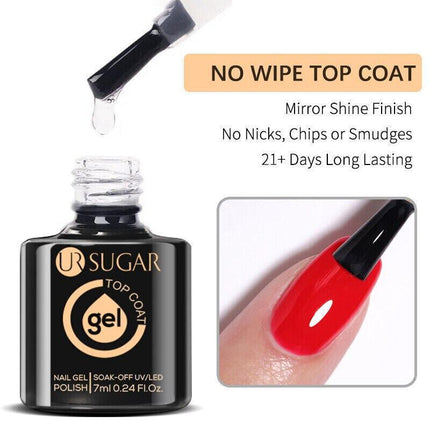 UR SUGAR Neon Nude Pink Nail Gel Polish Gold Glitter Ruber Base Gel Glass Bottle - Aimall