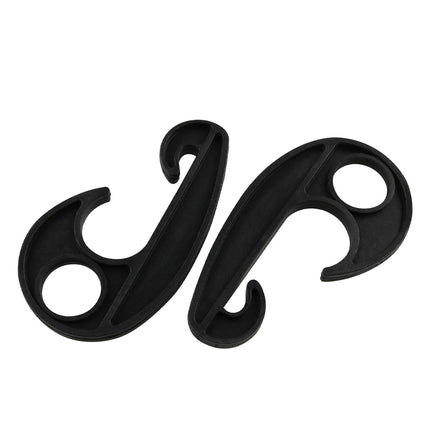 15/30pcs Heavy Duty Luggage Net Hooks Cargo Tie Down Straps Bungee Cord Clips