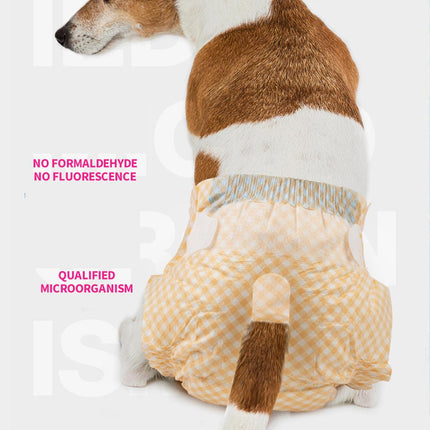 Disposable Female Dog Diapers Leakproof Breathable with Colour Indicator