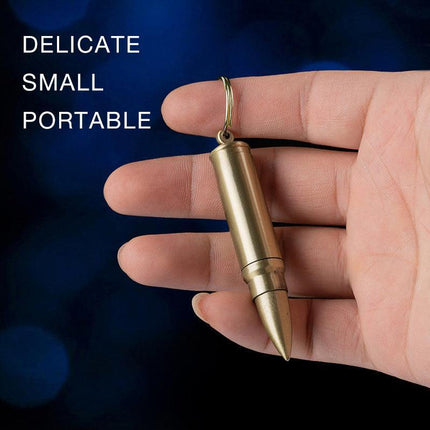 Waterproof Fire Starter Lighter Match Keychain Survival Camping Metal Bullet Au - Aimall