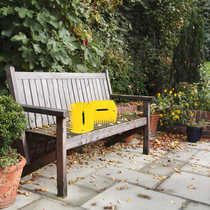 2pcs Outdoor Leaf Clip Plastic Rake Garden Tools Collecting Leaves Yard Cleanup