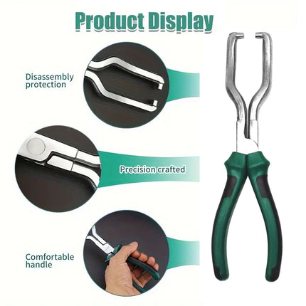 223mm Gasoline Pipe Connector Pliers Fuel Line Removal Hose Clamp Buckle Pliers