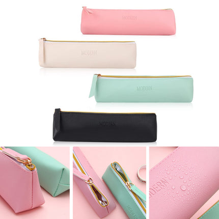 4PCS PU Leather Pen Pencil Case Makeup Cosmetic Bag Portable Storage Pouch AU
