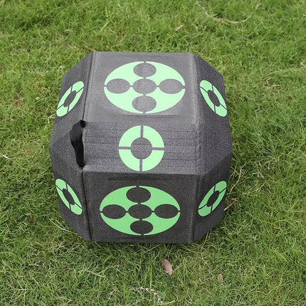 Portable 3D Archery Target Multi-faceted Solid Bow Arrow Target Outdoor Indoor