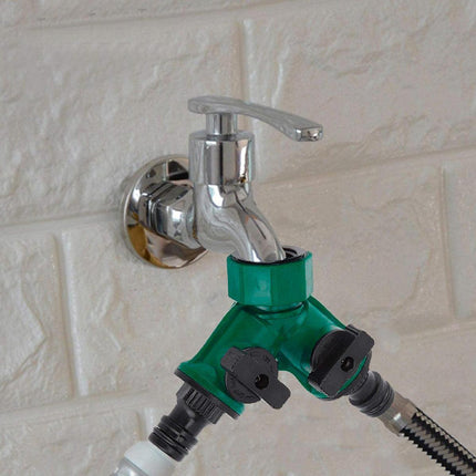 3PCS Versatile 2 Way Garden Hose Splitter Y Shape Water Pipe Connector Diverter