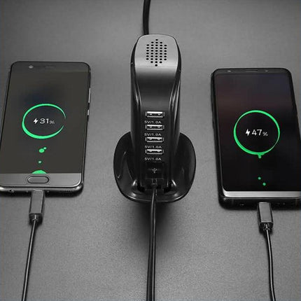 6Ports Charging Station Usb Desktop Charger Rapid Tower Power Adapter Wall Hub - Aimall