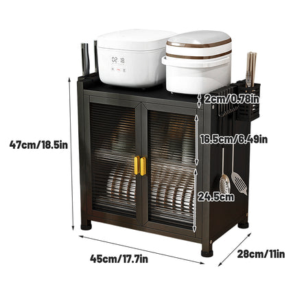 Multifunctional Kitchen Dish Storage Rack Large Capacity for Cutlery Holder