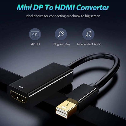 4K Mini Display Port DP Thunderbolt to HDMI Adapter for Microsoft Surface Pro 6 - Aimall