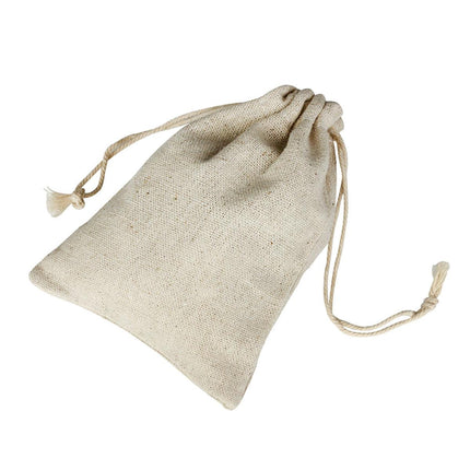 8X10Cm Small Bag Natural Linen Pouch Drawstring Burlap Jute Sack Jewelry Gift