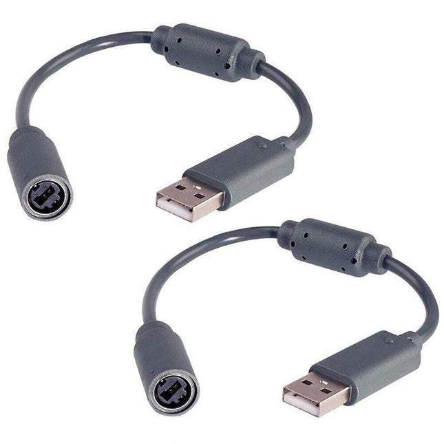 Breakaway to USB Adapter Cable for Xbox 360 Controller PC Gaming Devices