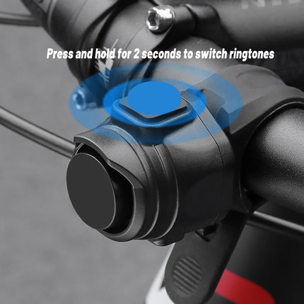 Bicycle Bell Cycling Electric Horn Warning Electric Bell Loud Bike Horn Alert