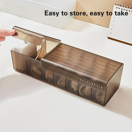 Large Capacity Data Cable Organizer Box With Lid USB Power Charging Cable Box
