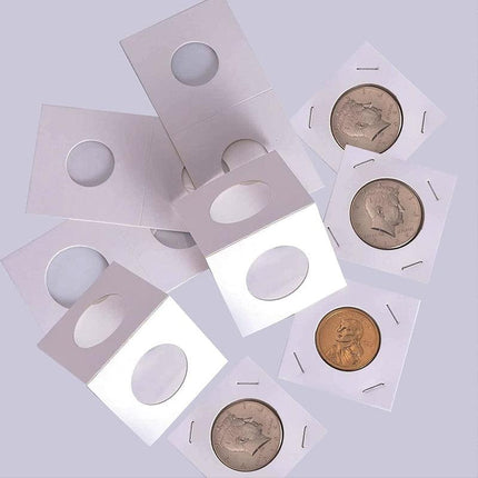 100PCS Coin Holders 35MM CARDBOARD 2"x 2" COIN HOLDERS SUIT protect coins - Aimall