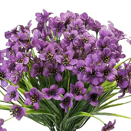 12pcs Artificial Flowers Set for Home Decor Wedding Party Fake Floral Decor