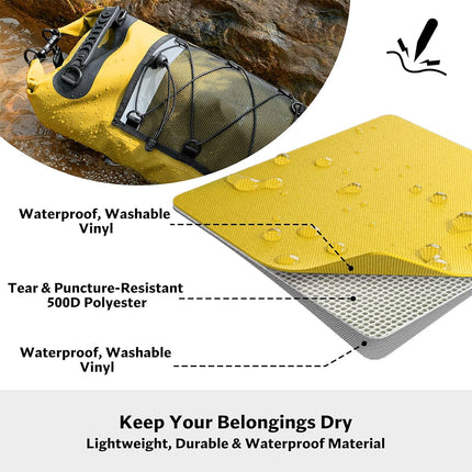 Outdoor Waterproof Dry Bag Roll Top Sack Rafting Swimming Hiking Travel Gear