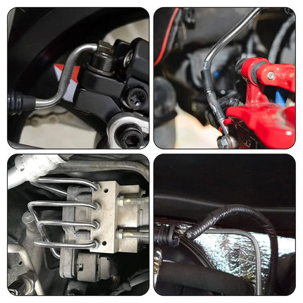 Steel Zinc Brake Line Tubing Kit for Car Truck Brake Systems Easy Installation