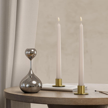 4PCS Retro Metal Candle Holder Set Rustproof for Home Wedding Christmas Tabletop