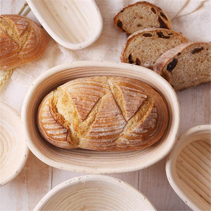 Fermentation Basket Baking Tool Rattan Woven Household Bread Proofing Basket