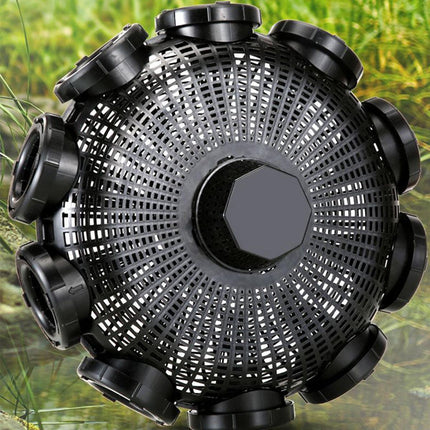 10Hole Eel Fishing Trap Cage Loach Fish Shrimp Net Folding Portable Catch Basket