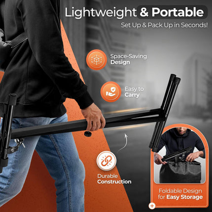 X-type Electronic Keyboard Stand Adjustable Height for Piano Keyboard Studio