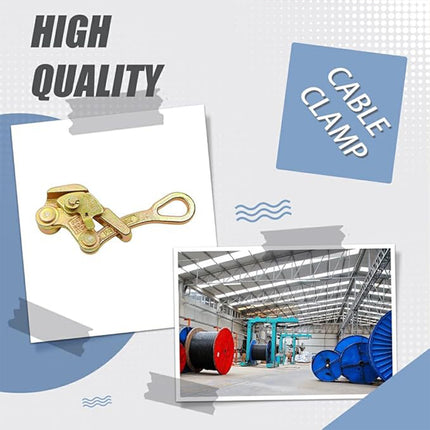 Cable Clamp Wire Rope Power Electrical Holder For Cable Fixing Anti Slip Tool