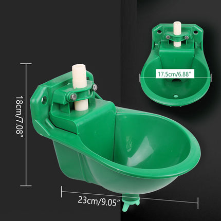 Plastic Automatic Water Drinker Waterer Bowl For Goat Sheep Pig Piglet Livestock